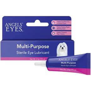 ANGELS' EYES Multi-Purpose Sterile Eye Lubricant | Soothes Dry Irritated Eyes | Safe for Dogs and Cats | Moisturize and Relieves Dry, Itchy Eyes | Tears and Discharge | 3.5g