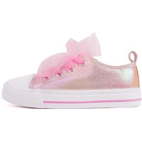 ToandonToddler Kids Sneakers Sparkle Fashion Glitter Sequins Canvas Shoes