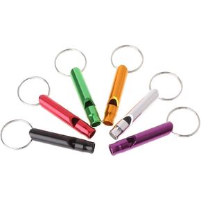 6Pcs Multicolour Ultrasonic Dog Training Whistles Metal Dog Training Whistles For Small Large Pet Dog Whistles Flute Dog Whistles That Makes Dogs Come To You Dog Whistles That Makes Dogs Stop Barking