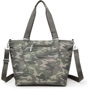 Baggallini Avenue Tote - Medium 12x18 Inch Travel Crossbody Shoulder Bag - Lightweight Laptop Tote Bag