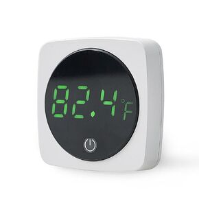 Aquarium Thermometer, Fish Tank Digital Thermometer Stick On, Accurate LED Display to ±0.9°F Aquarium Temperature Gauge with Touch Button for Fish, Betta, Axolotl, Aquatic or Turtle