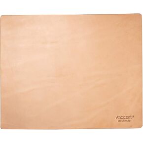 Ancicraft Mouse Pad Non Slip Thick Rustic Back of Full Grain Cow Leather 10 x 8 Inch for Desk Computer Office School Minimalist by Handmade