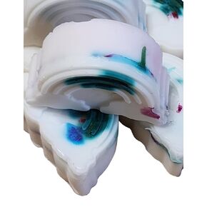 Handmade Rainbow-Shaped Shea Butter Soap, Cucumber Melon Scent