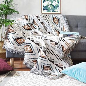 Lqprom Southwest Throw Blankets Aztec Southwest Throws Cover for Outdoor Camping Picnic Tent Beach Travel 51"x63" in Saudi Arabia