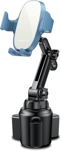 Miracase Cup Holder Tablet Mount for Car, Adjustable Long Neck Car Tablet Holder Friendly Compatible with iPad, Pro, Air, Mini Samsung Galaxy Tab, All 6.1-12.9" Tab in Saudi Arabia