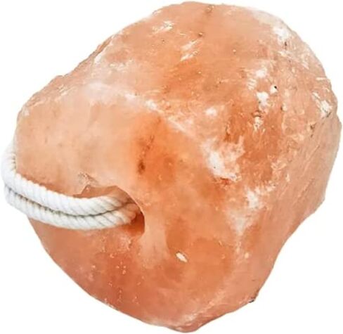 New 8 lbs Animal Himalayan Salt Lick on Rope for Horses, Deer, Rabbits, Cows and Other Livestock | Lick Salt for Deer | Digestive Aid for Animals | Horse Treats (8 lbs) in Saudi Arabia