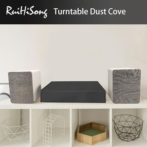 Turntable Dust Cover,Record Player Turntable Cover,Suitable for Most Models of Record Player Turntables SL-Q300/SL-B250 /SL-B260 /SL-BD20 /SL-BD27 /SL-BD35 /SLD-20 /SL-PC11(Black) in Kuwait