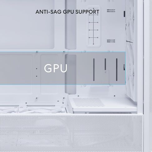 حافظة كمبيوتر LIAN LI LANCOOL 207 ATX، حافظة كمبيوتر ألعاب RGB، هيكل برجي مزود بألواح شبكية محسنة لتدفق الهواء مع 2x140 مم ARGB، مراوح PWM 2x120 مم مثبتة مسبقًا، منفذ USB من النوع C، لوحة جانبية من الزجاج المقسى (أسود) in Saudi Arabia
