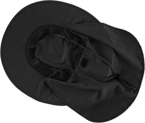 Home Prefer Outdoor UPF50+ Mesh Sun Hat Wide Brim Fishing Hat with Neck Flap Sun Hat for Men Women in Kuwait
