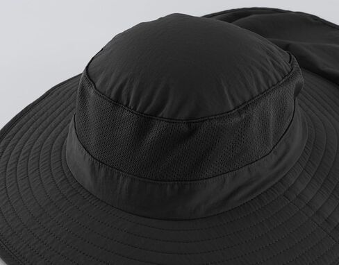 Home Prefer Outdoor UPF50+ Mesh Sun Hat Wide Brim Fishing Hat with Neck Flap Sun Hat for Men Women in Kuwait