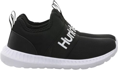 Hurley Camby Kids Slip-On Sneakers - Unisex Lightweight & Breathable Shoes for Boys & Girls - Ideal for Running, Walking & All-Day Comfort - Flexible, Durable & Stylish Sneaker for Active Kids in Kuwait