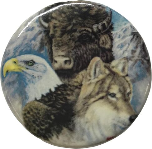 Ceramic Smoke Stone Hand Rolled Unfiltered Cigarette Holder Eagle Buffalo Wolf Design in Saudi Arabia