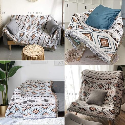 Lqprom Southwest Throw Blankets Aztec Southwest Throws Cover for Outdoor Camping Picnic Tent Beach Travel 51"x63" in Saudi Arabia