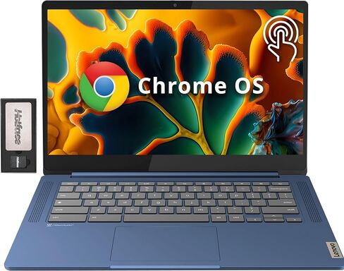 لينوفو لابتوب كروم بوك S330 بشاشة HD مقاس 14 انش (1366×768) ومعالج ميديا تيك MT8173C وذاكرة 4GB LPDDR3 و32GB eMMC SSD ونظام تشغيل كروم، 81JW0001US، اسود in Kuwait