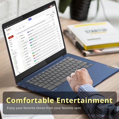 لينوفو لابتوب كروم بوك S330 بشاشة HD مقاس 14 انش (1366×768) ومعالج ميديا تيك MT8173C وذاكرة 4GB LPDDR3 و32GB eMMC SSD ونظام تشغيل كروم، 81JW0001US، اسود in Kuwait