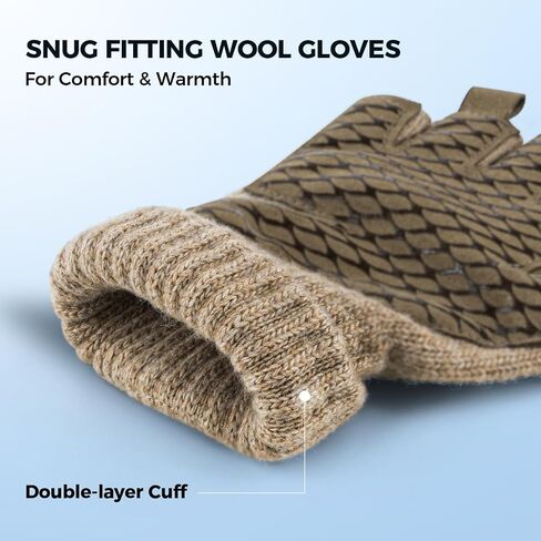 KastKing Bully Wooly Fingerless Wool Fishing Gloves, Cold Weather Warm Glove for Ice Fishing, Winter Gloves for Women & Men in Saudi Arabia