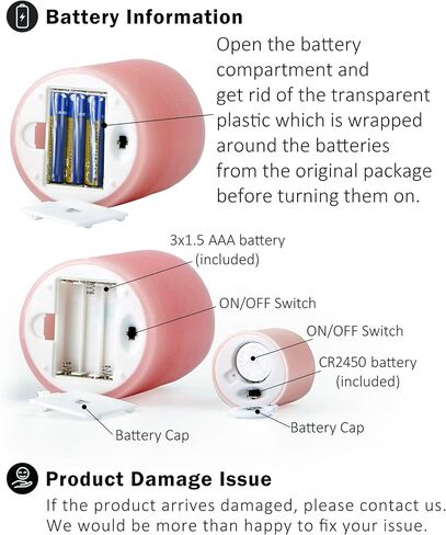 FURORA LIGHTING Pink Real Wax Flameless Candles with Remote and Timer, 4 Pillars and 4 Votives Pack of 8, LED Flickering Candles for Home Décor, Battery Included in Saudi Arabia