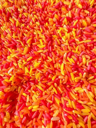 Fall/Autumn Rice Sensory Bin Filler for Sensory Table - Colored Rice for Sensory Play (4 Cups - 2LB) (Fall) in Saudi Arabia
