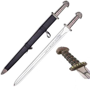 Viking Sword of Ragnar Lothbrok - Real Vikings Sword of Kings/Ragnar Sword - Bjorn Ironside Sword - Medieval Fancy Sword of Viking self defense The Symbol of Kingship-Sword for Gift Role Play