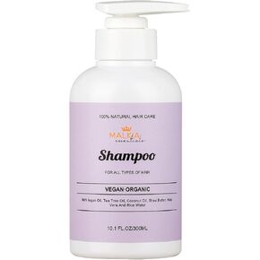 Malkia Essentials- Organic Shampoo For All Hair Types, Safe and Gentle Care, Hydrating and Moisturizing Dry, Damaged and Frizzy Hair, Healthy Growth, No Sulfates, Safe For Dreadlocks, Cruelty Free in Saudi Arabia