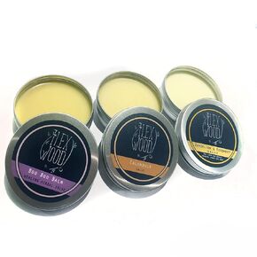 The Ilex Wood - Herbal Salve Gift Set for skin irritation, scrapes, bites, stings soothes skin, eczema, chapped hands. 3 x 100ml. Handmade, 100% Natural, Cruelty Free, Plastic Free.