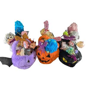 Spooky Fun Bath Bouquet | Spa Gift Basket | Halloween Treats | Handmade Soaps & More | No Tricks, All Treats Basket