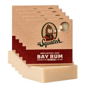 Dr. Squatch Men's Bar Soap - 5-Pack Fresh Falls - All Natural Bar Soap for Men - 5 Bars of Soap - Smell like a Crisp Forest Waterfall