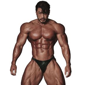 FIED V Cut Bodybuilding Trunks Posing Suits Competition (Velvet GREEN) (30)