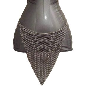 Chainmail panty skirt Aluminum chainmail skirt Handmade chainmail skirt Butted chainmail skirt Panty Lightweight New Festival wear chainmail panty skirt