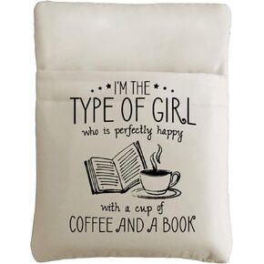 A Cup of Coffee and A Book Book Sleeve - Book Cover for Hardcover and Paperback - Book Lover Gift - Notebooks and Pens Not Included