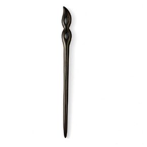 Classical Handmade Carved Hair Sticks-Natural Black Sandalwood(ebony) Hair Styling Pins Chopsticks for Hair Updo Making Accessory-7 Inches Long (Peacock Feather)