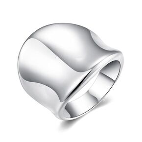 Chunky Gold Rings for Women Non Tarnish Statement Wide Chunky Thubm Rings Gold Stackable Rings Bands for Teen Girl Gifts