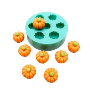 Autumn pumpkin mold, hallowen mini pumpkin silicone mold (Mini pumpkin mold)