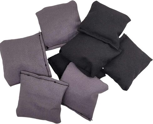 2 inch mini bean bag toss black and grey cornhole replacement bags all weather in Saudi Arabia