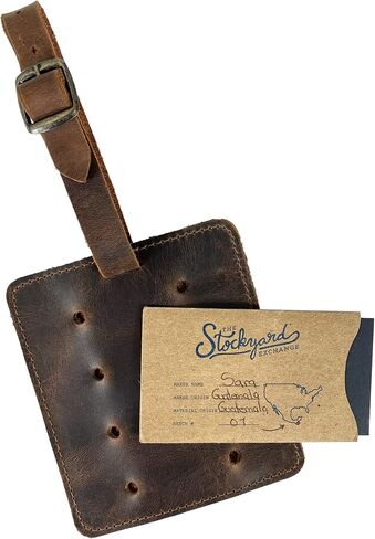 Hide & Drink, Rustic Golf Tee Hanger Handmade from Full Grain Leather - Adjustable Strap, Sports & Outdoors Accessories, Bourbon Brown in Saudi Arabia