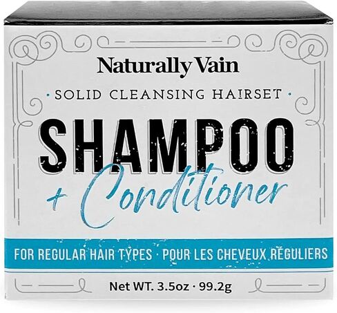 Shampoo & Conditioner Set, All-Hair types, Hair Soap, Shine, Handmade, Natural, Essential Oils, Shea Butter, Travel Soaps, Hair Gift Set, 2-Pack in Saudi Arabia