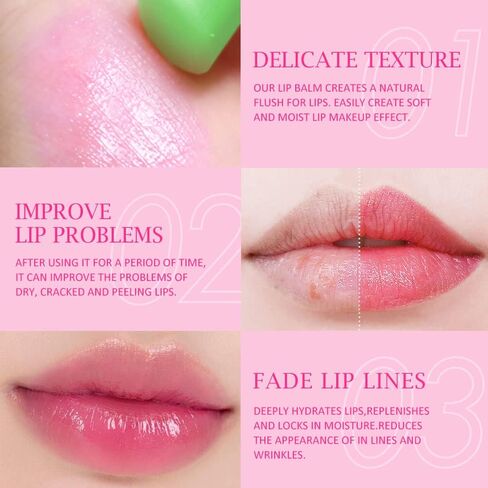 BINGBRUSH 2 Pcs Aloe Vera Color Changing Lipstick Queen,PH Mood Long Lasting Labiales Lip Gloss Lip Balm Tinted Magic Lip Stain Makeup Moisturize Lipstick Set for Women in Saudi Arabia