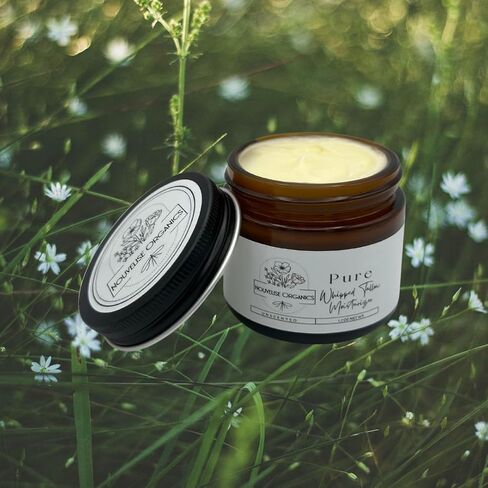 Nouvelise Organics: مرطب الشحم المخفوق النقي المصنوع يدويًا - 100% من الشحم الذي يتغذى على العشب وزيت الجوجوبا العضوي | كامل الجسم والوجه | غير معطر لجميع أنواع البشرة (1.7 أونصة) in Saudi Arabia