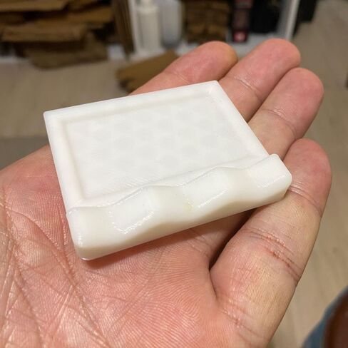 3D Printed White Brush Holder - 3 and 8 Slot Organizer for Paintbrushes, Makeup Brushes, or Art Supplies in Saudi Arabia
