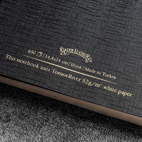 Galen - Tomoe River Paper Notebook - A5 Size - Blank - 400 Pages - Fountain pen friendly in Saudi Arabia