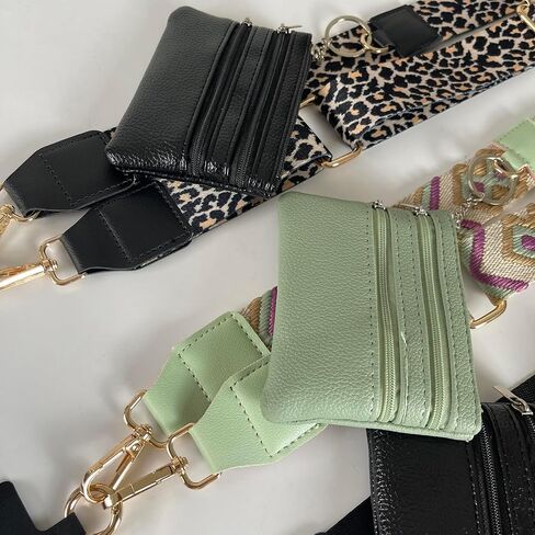Clip and Go Strap for Phone with Wallet Crossbody, Clip & Go Strap with Pouch for Cell Phone, Cross Body Phone String with Zipper Wallet Pouch, Adjustable Phone Strap Crossbody & Lanyard (4PC) in Saudi Arabia