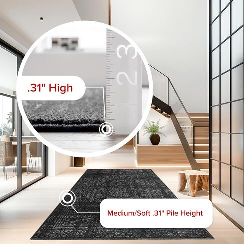 سجادة nuLOOM Julene Abstract Waves Runner، مقاس 2' 5 بوصة × 9' 5 بوصة، رمادي، عداء، سمك 0.4 بوصة in Saudi Arabia