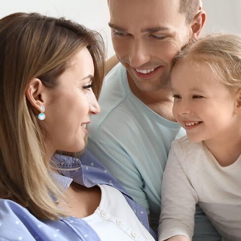 أقراط تكشف عن الجنس، أقراط زرقاء وردية للأولاد أو البنات مصنوعة يدويًا لفستان النساء الحوامل/ديكورات تي شيرت/حفلات استقبال المولود الجديد وحفلات أعياد الميلاد/هدية للأم والزوجة - من ZouYee in Kuwait