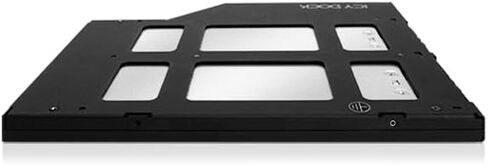 Icy Dock ToughArmor MB852M2PO-B Caddy Rack Mobile, 2X SSD NVMe M.2 Drive Adapter for Odd Ultra Slim (9.5mm) CD/DVD Drive Bay with OCuLink SFF-9402 Connector in Saudi Arabia