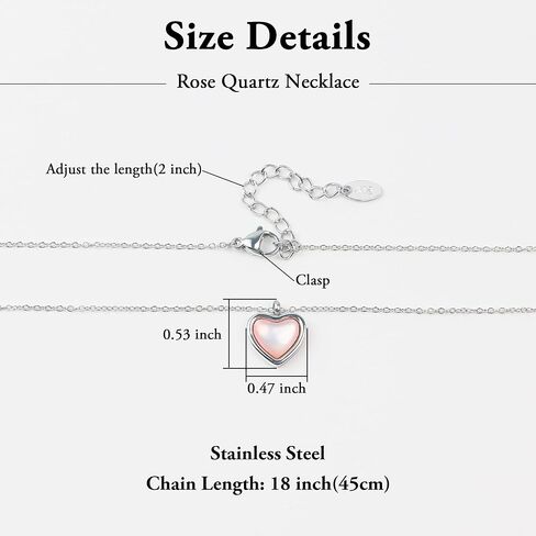 SmileBelle Red Heart Necklace Carnelian Necklace for Women, Red Stone Heart Pendant Necklace for Girls, Heart Jewelry as Cute Lover Necklace for Teen For Anniversary Birthday Gifts for Her in Saudi Arabia