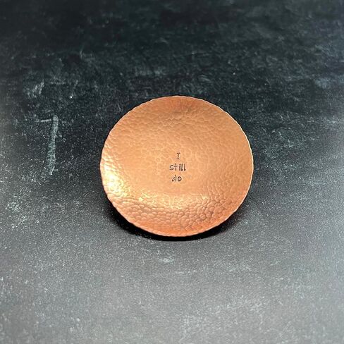 Handmade I Still Do Hammered Copper Ring Or Trinket Holder Dish, Gift for Her or Him, Anniversary, Birthday, Wife, Bride, Husband, Girlfriend in Saudi Arabia