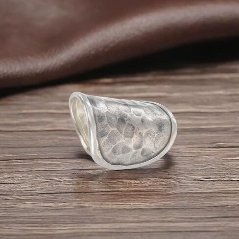 Open Adjustable Gift Handmade Stacking Ring Knuckle Thumb Rings for Women Men Gift in Saudi Arabia