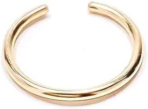 Gold Ear Cuffs for Women, 14K Gold Filled, 18ga, 12mm, Ear Cuff for Non Pierced Ears, Gold Ear Cuffs for Women Conch, Ear Cuffs for Women Non Piercing Gold, Gold Ear Cuff (14K Gold Filled) in Kuwait