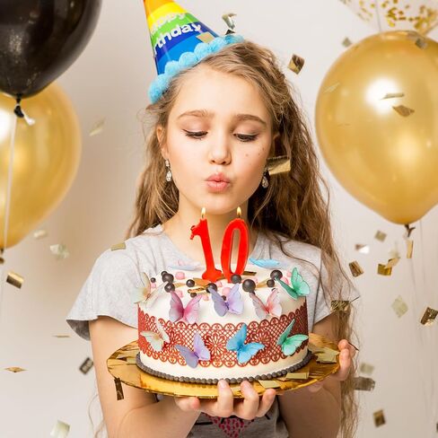 48 قطعة من زينة الكعك الصالحة للأكل، زينة كعكة الفراشة، أغطية كب كيك على شكل فراشة، لوازم تزيين الكيك، أغطية كب كيك لأعياد الميلاد، الزفاف، حمام الطفل (مزيج) in Kuwait