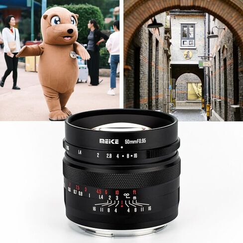عدسة Meike 50 مم F0.95 ذات فتحة كبيرة بزاوية واسعة وعدسة تركيز يدوية متوافقة مع كاميرا Fujifilm X Mount بدون مرآة X-T3 X-H1 X-Pro2 X-E3 X-T1 X-T2 X-T4 X-T10 X-T20 X-T200 X-A2 X-E2 X-E1 X30 X70 in Kuwait